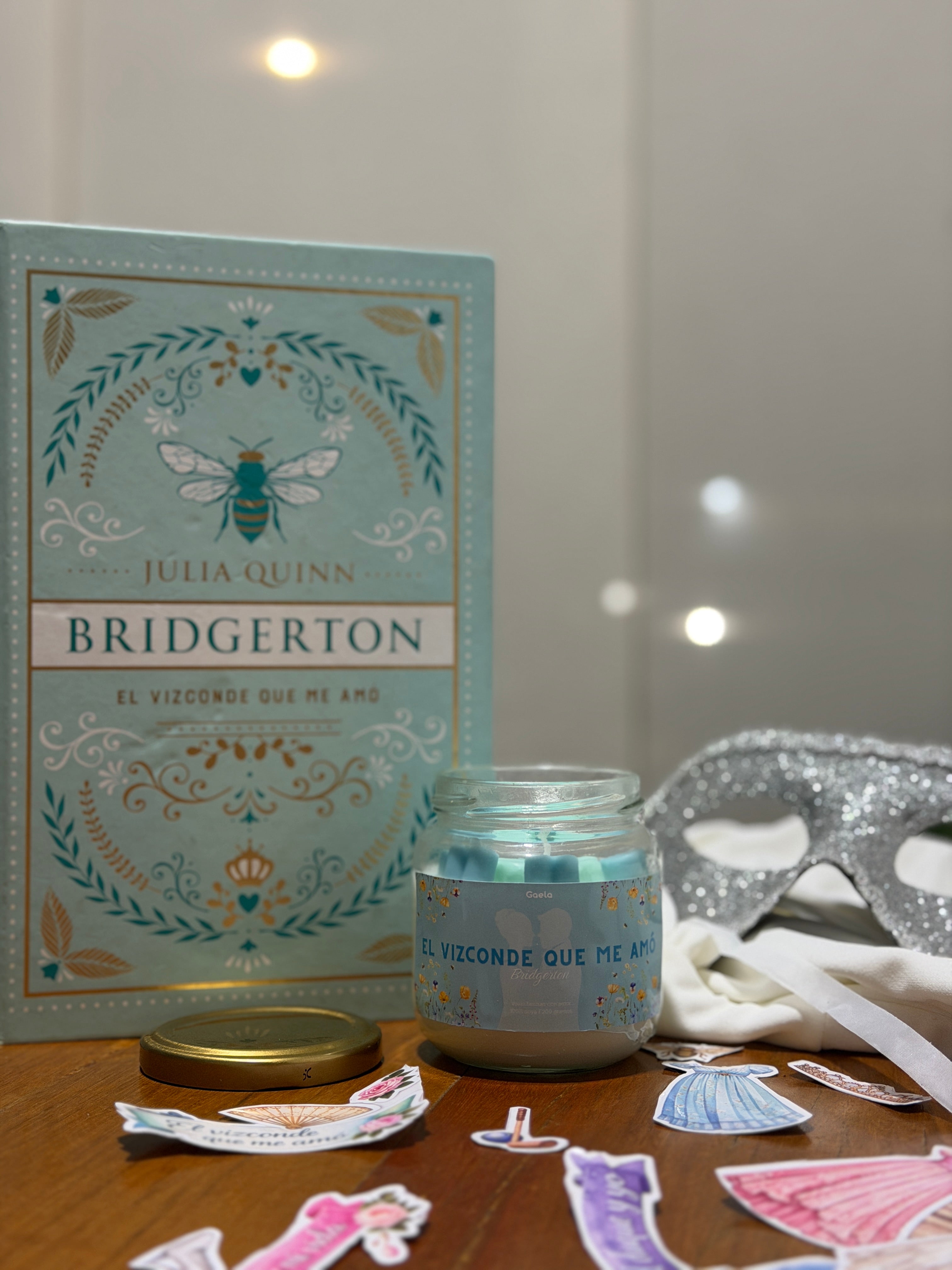 Colección completa de velas basada en Bridgerton
