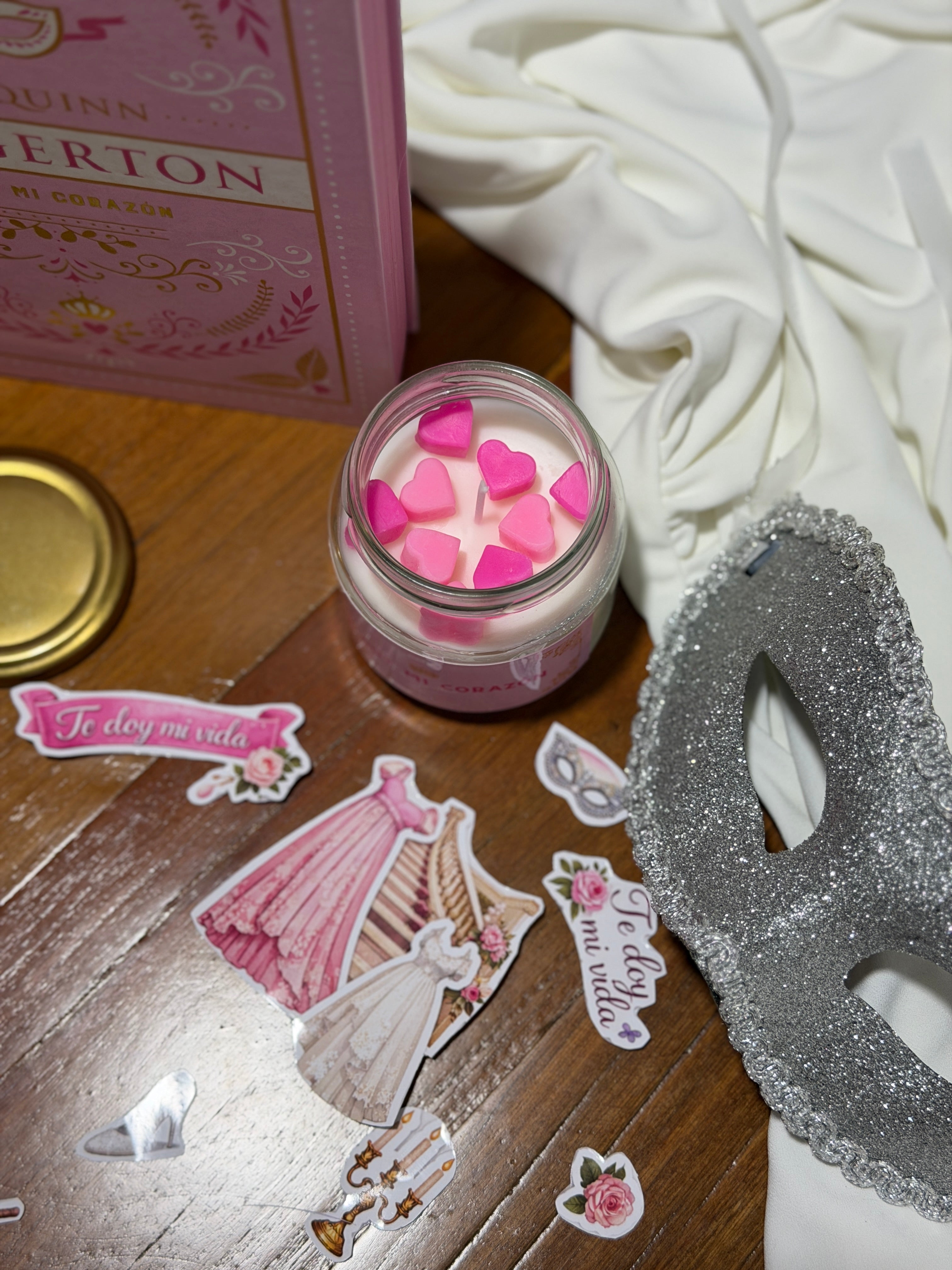 Colección completa de velas basada en Bridgerton