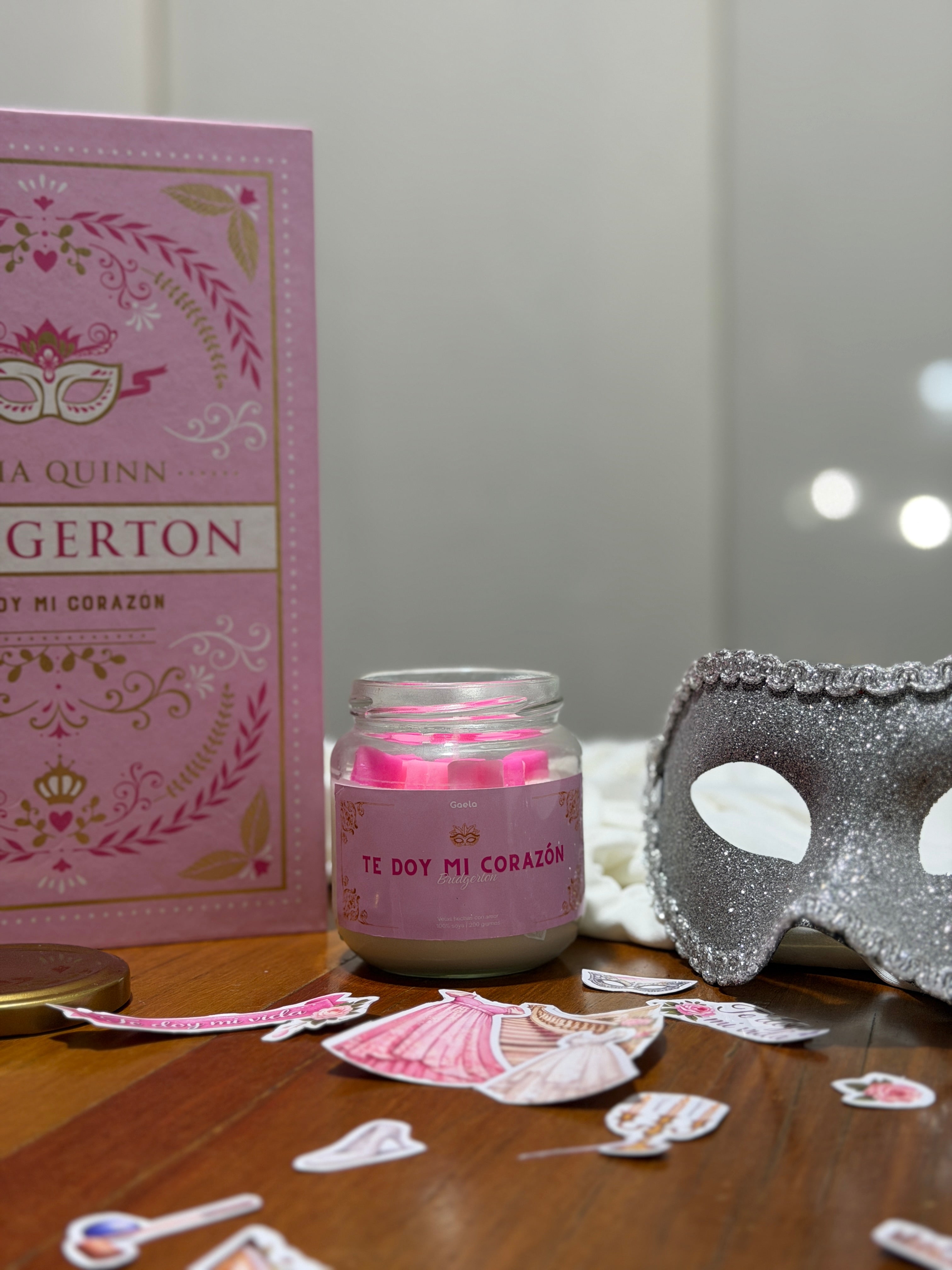 Colección completa de velas basada en Bridgerton